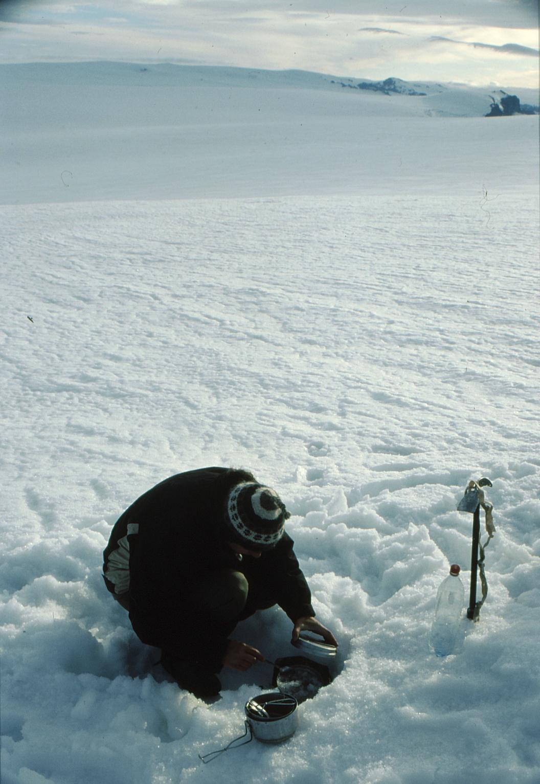 tábor na ledovci Öraefajökull